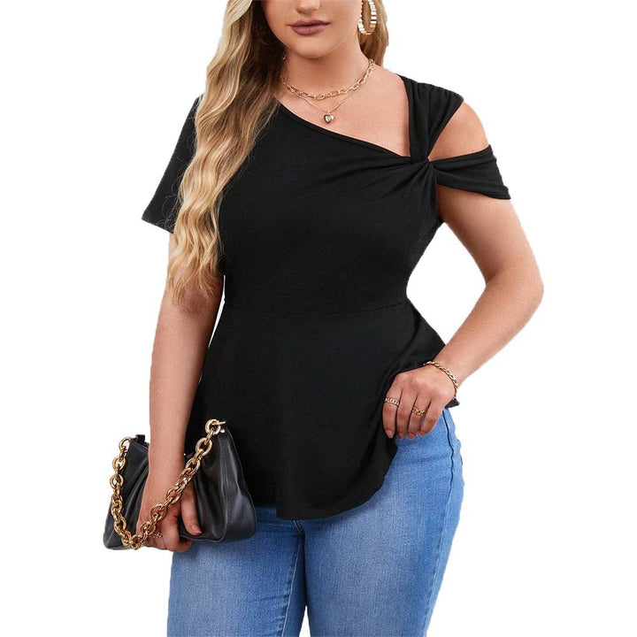 Dame asymmetrisk top med raffinerede knudepunkter Stilla