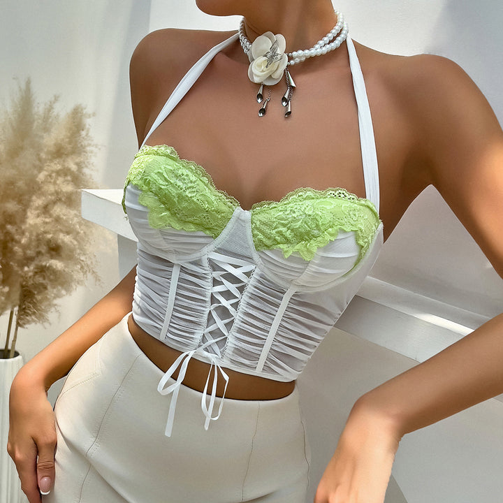 Dame Spids-Corsage Top Stilla