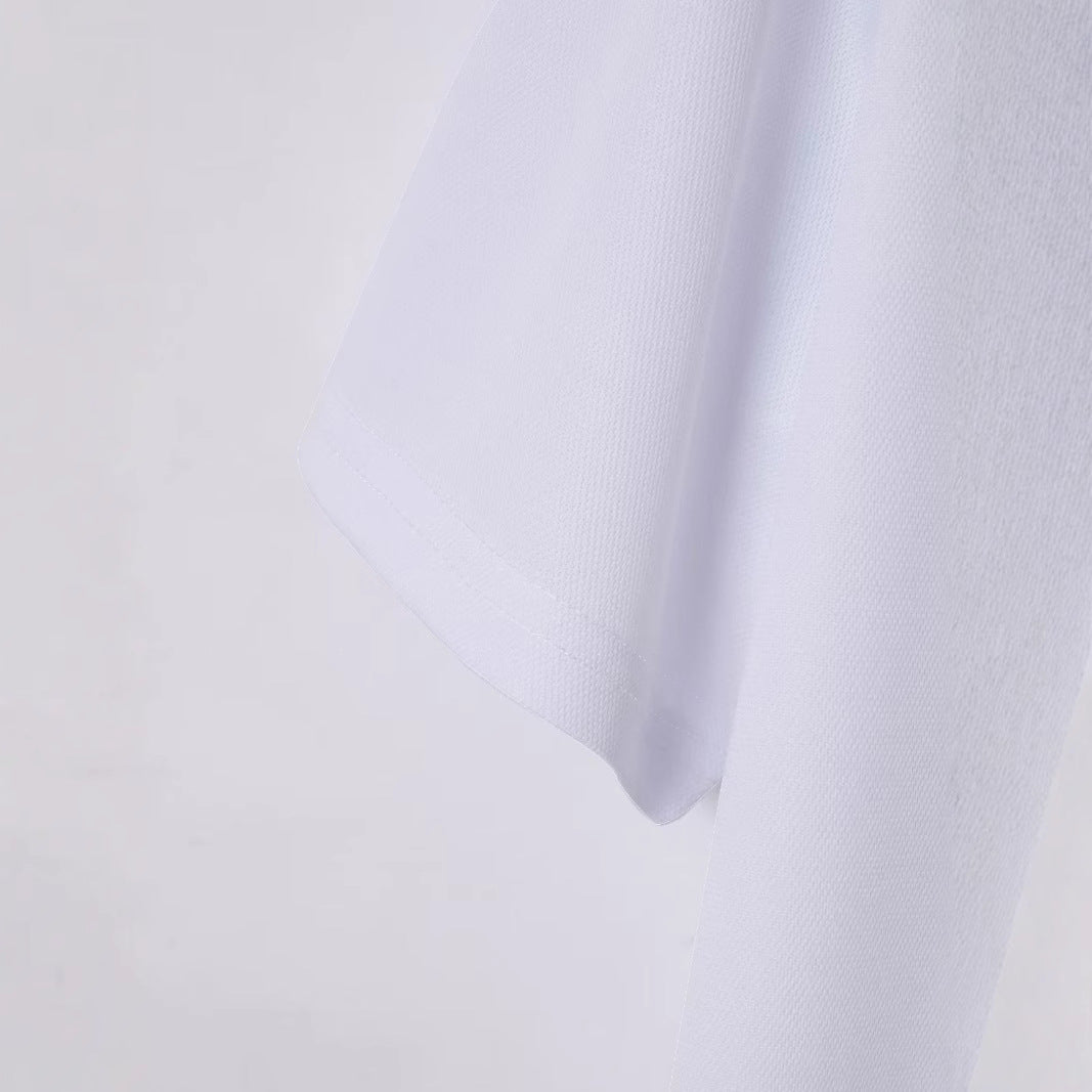 Herrer Poloshirt med dynamisk grafikdesign og åndbar bomulds teknologi Stilla