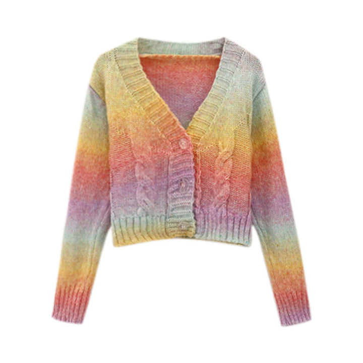 Femme Forkortet Fletstrik Cardigan Stilla