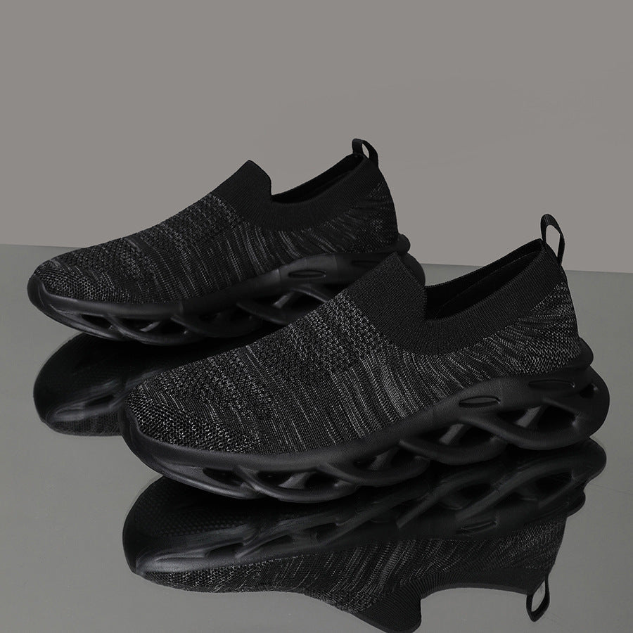 Femme Slip-On Åndbar Sport Sneakers med Polstret Sål Stilla