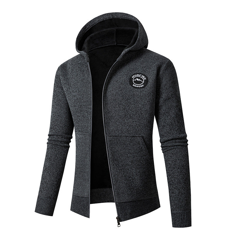 Herre Fleeceforet Zip-Up Hoodie Stilla