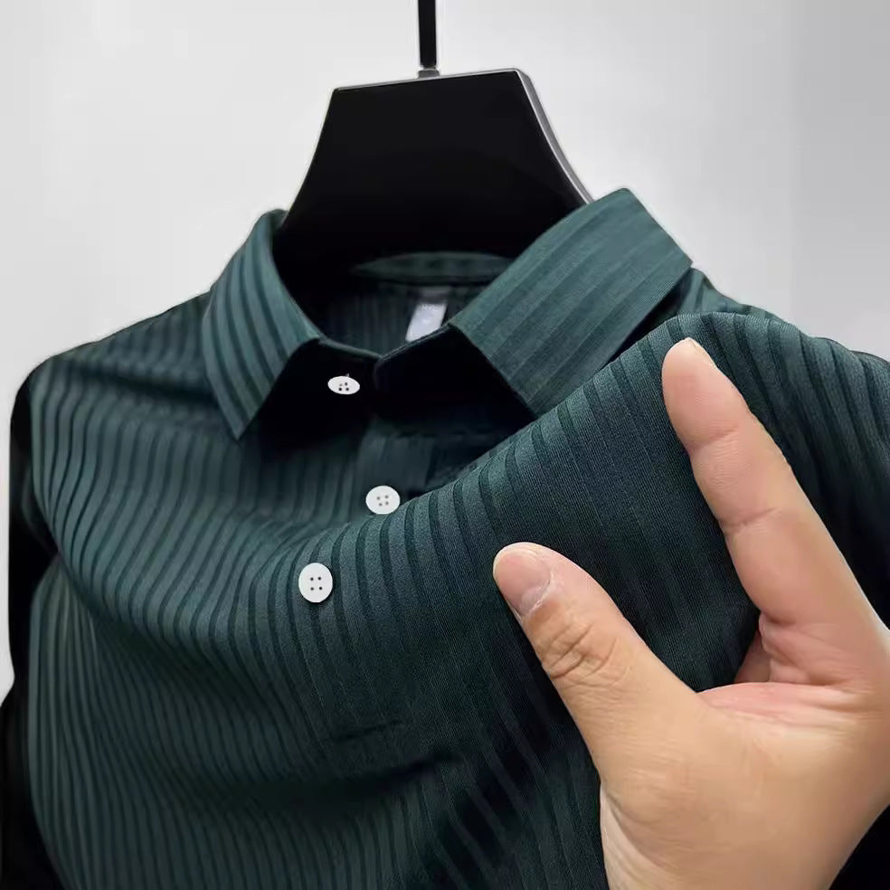 Herre stribet Button-Up skjorte Stilla