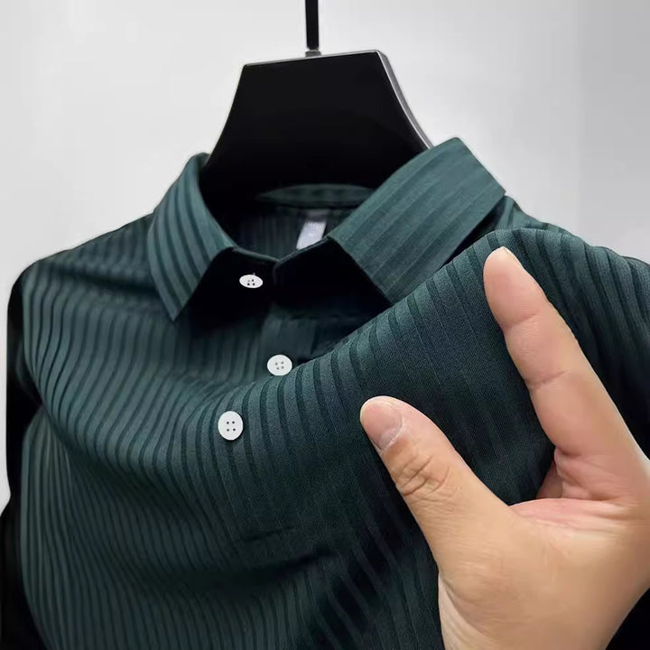 Herre stribet Button-Up skjorte Stilla