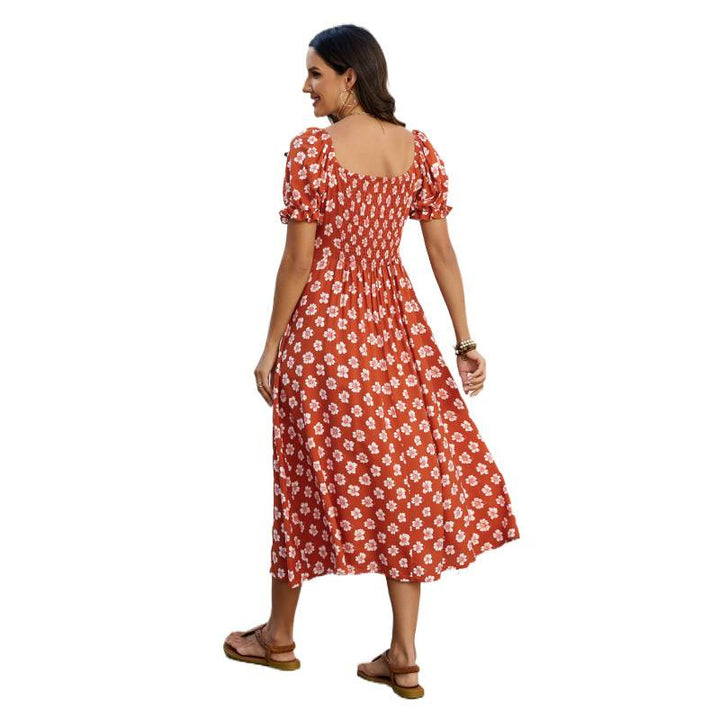 Dame maxikjole i luftig boho-stil Skovae
