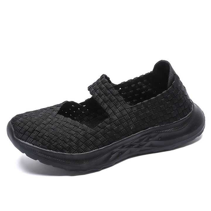 Dame Gewebe Komfort Slip-On Sneakers Stilla