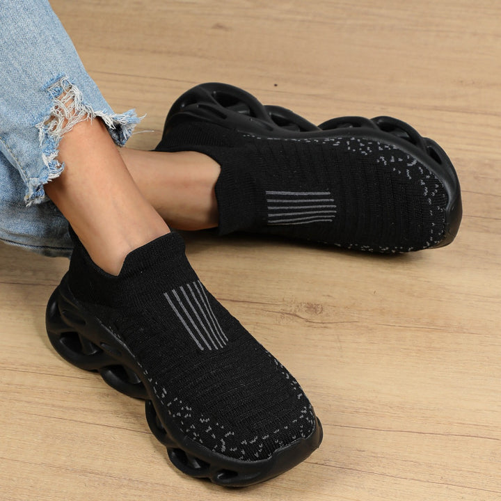 Damer Let strik-sneakers med innovativ dæmpningsteknologi Stilla