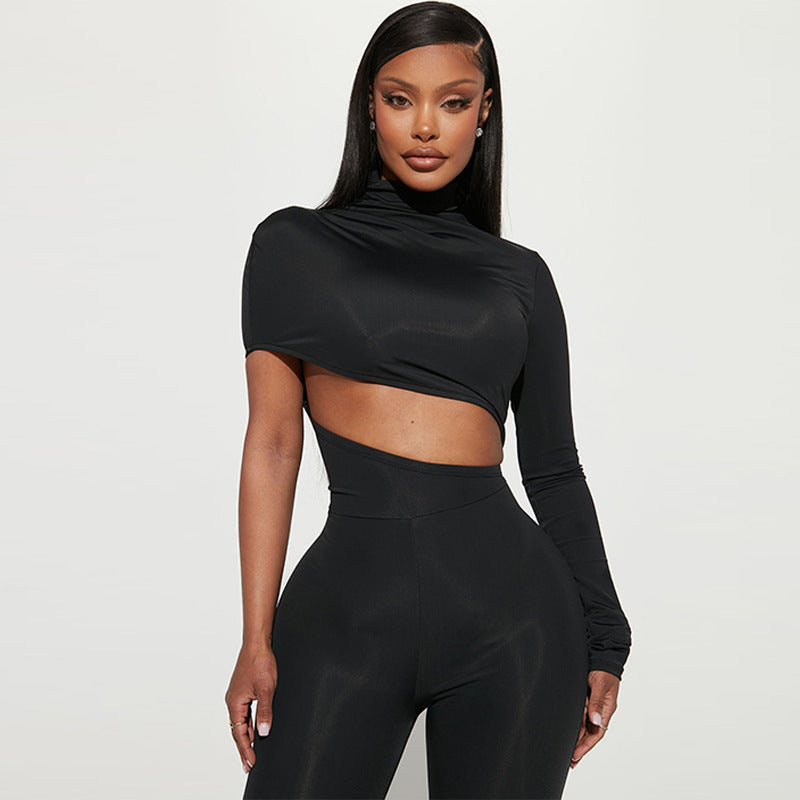 Dame Elegant En-piece med asymmetrisk top og anatomisk pasform Stilla