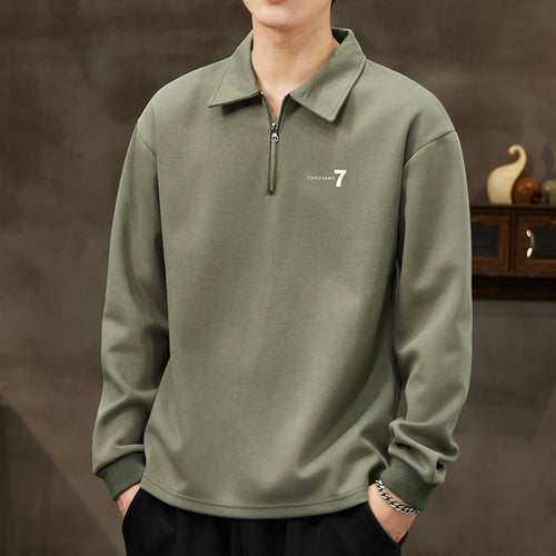 Stilfuld herre-quarter-zip-pullover-sweatshirt Stilla