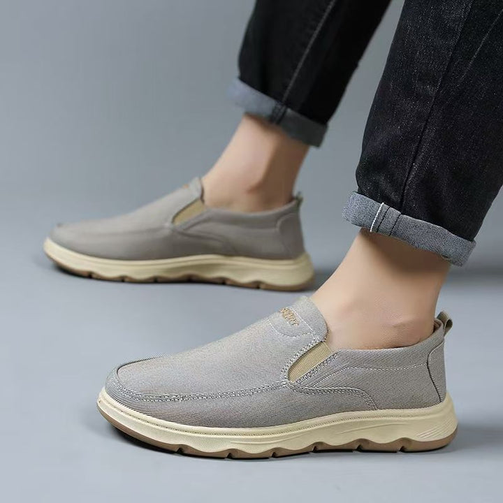 Femme Casual Slip-On Sneakers med åndbart overmateriale Stilla