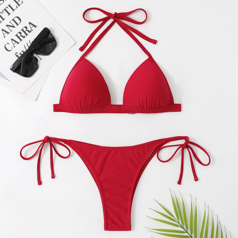 Dame Triangle-Bikini-Sæt med justerbare stropper fra Stilla