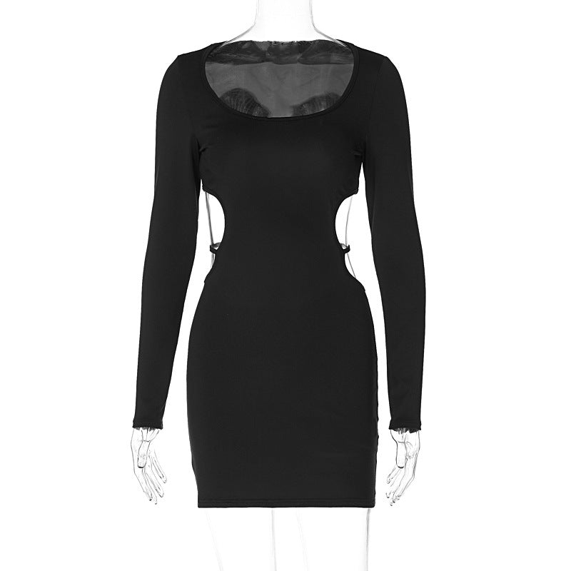 Damer Figurtilpasset Minikjole med raffineret Cut-Out Design Skovae
