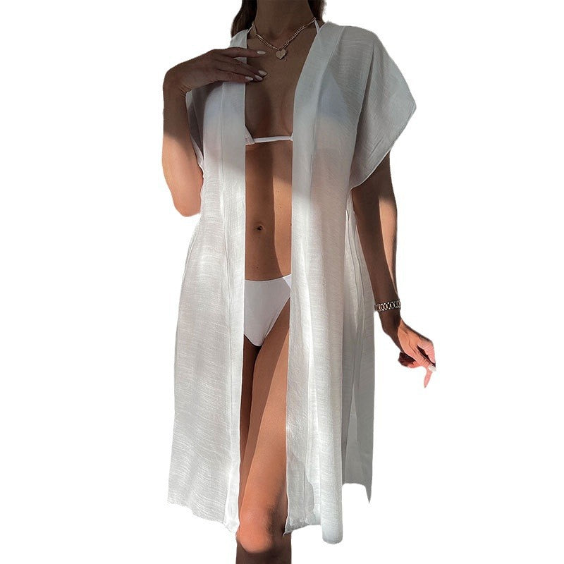 Dame Lange Kimono-Style Dækning Stilla
