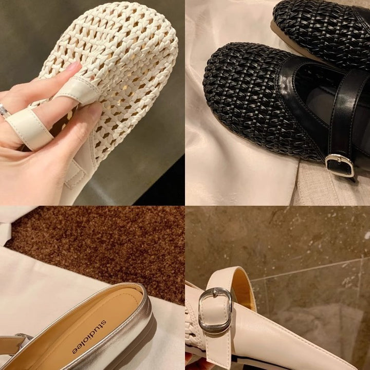 Dame Åndbare Slipper Clogs med Justerbar Rem Stilla