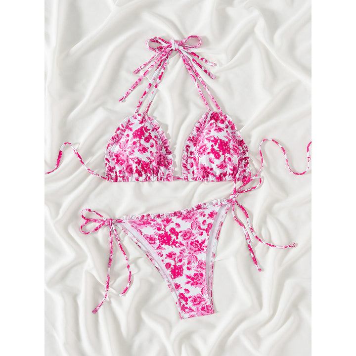Dame Triangel-Bikini med legende ruffle-design Skovae