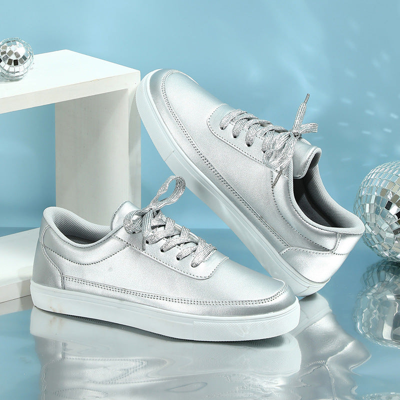 Dame Mode Sneakers med innovativ glimmeroverflade Stilla