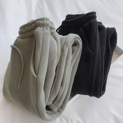 Femme Soft Fleece Loungewear Set med justerbar talje Stilla
