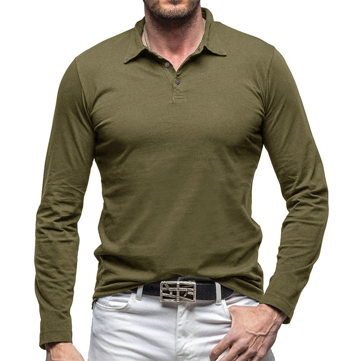 Herrer Langærmet polo shirt Stilla