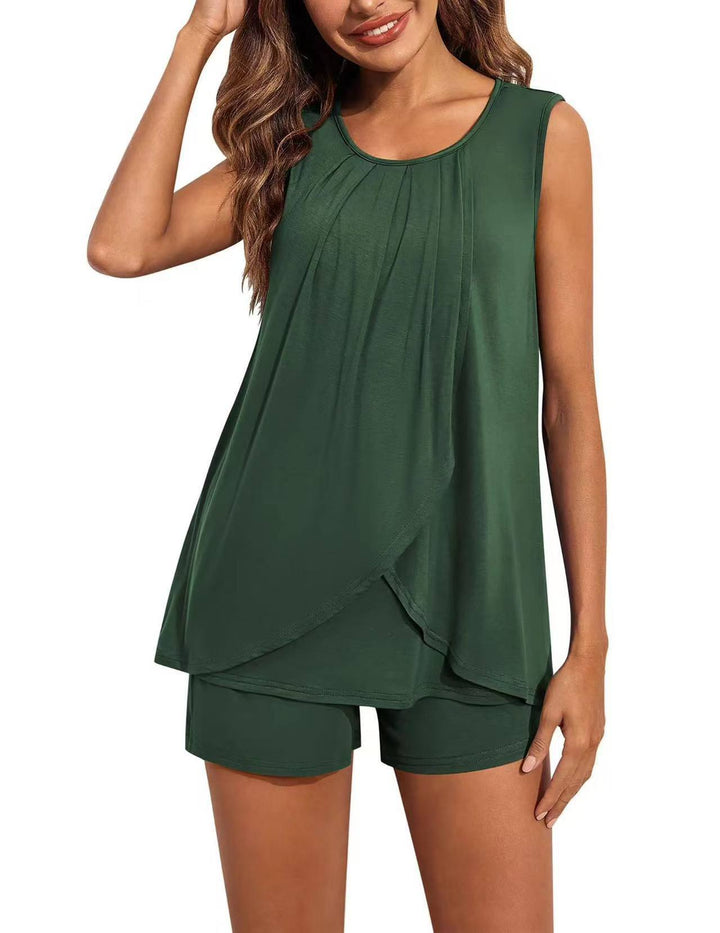 Damer sporty tanktop med shorts Stilla