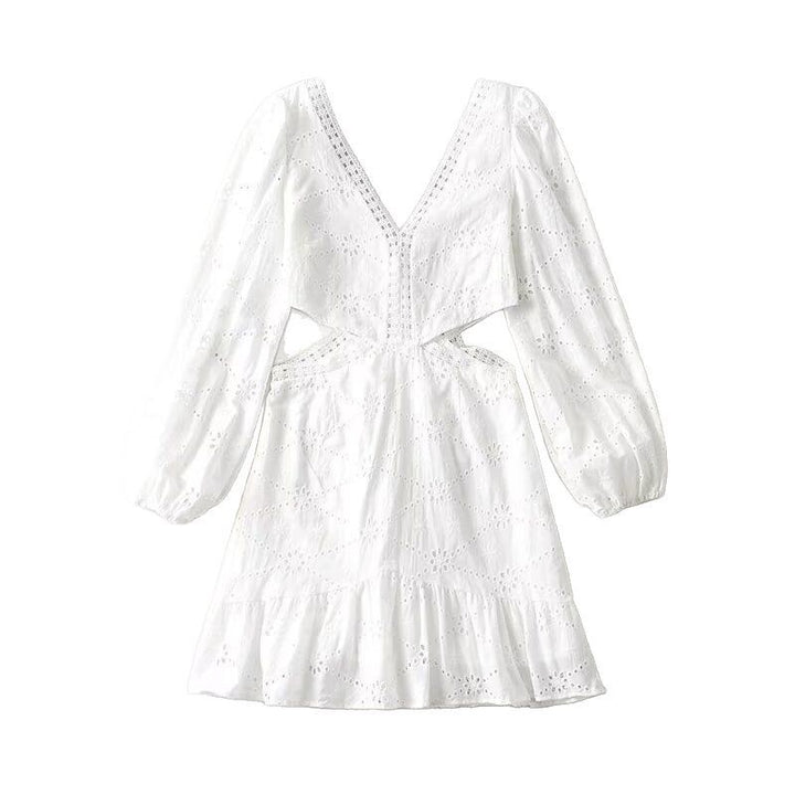 Dame let sommerkjole med cut-out-detaljer Stilla