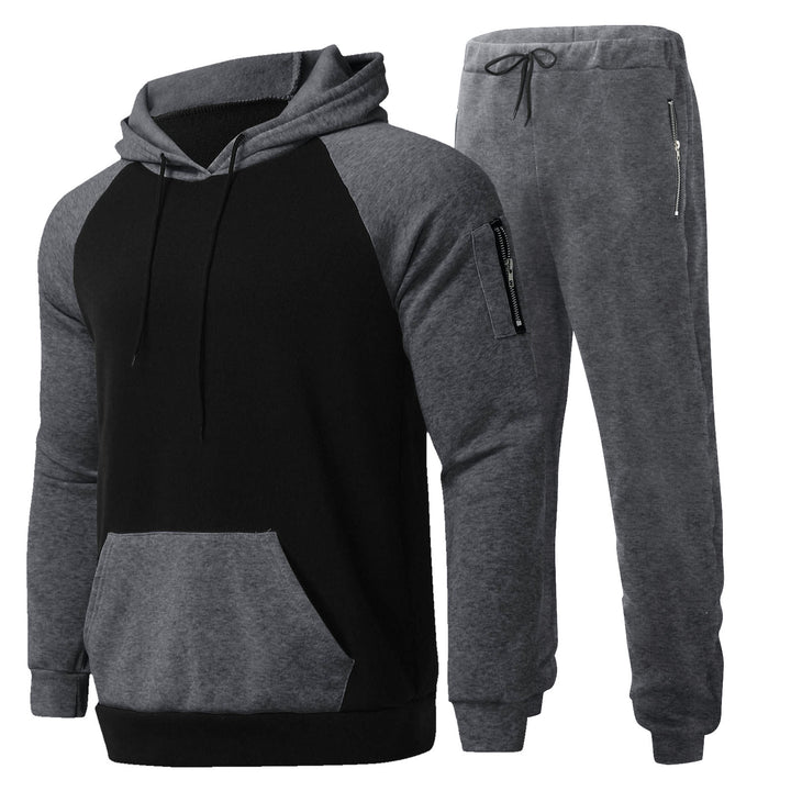 Herrer Sportiv Hoodie- og Joggingbukser-Sæt med åndbart Struktur Stilla