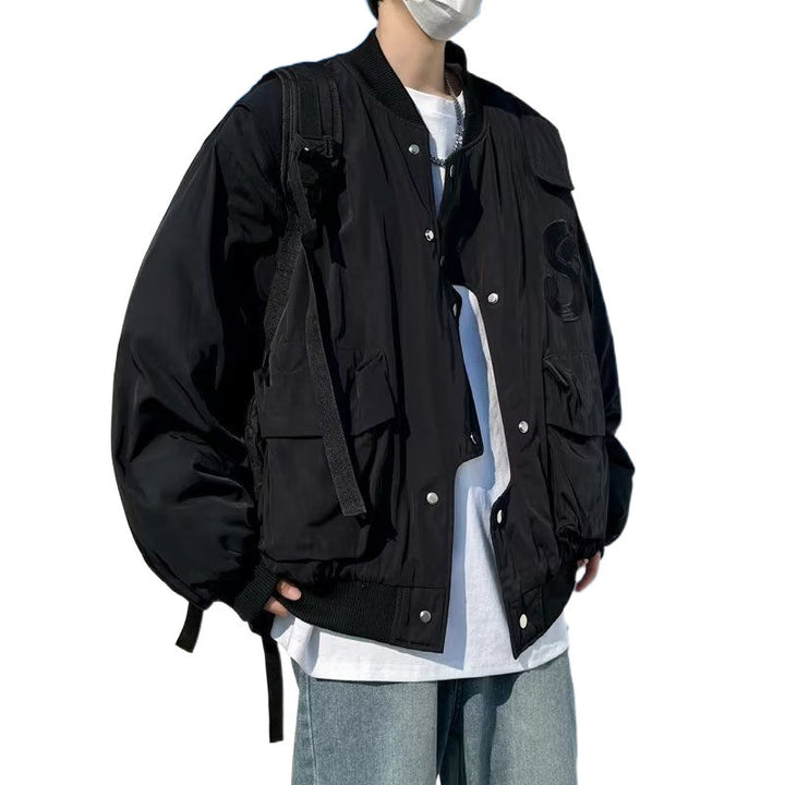 Herrer Oversized Utility Bomberjakke Stilla