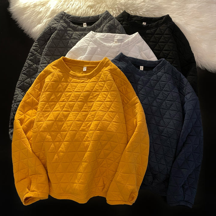 Femme quiltet komfort sweatshirt Stilla