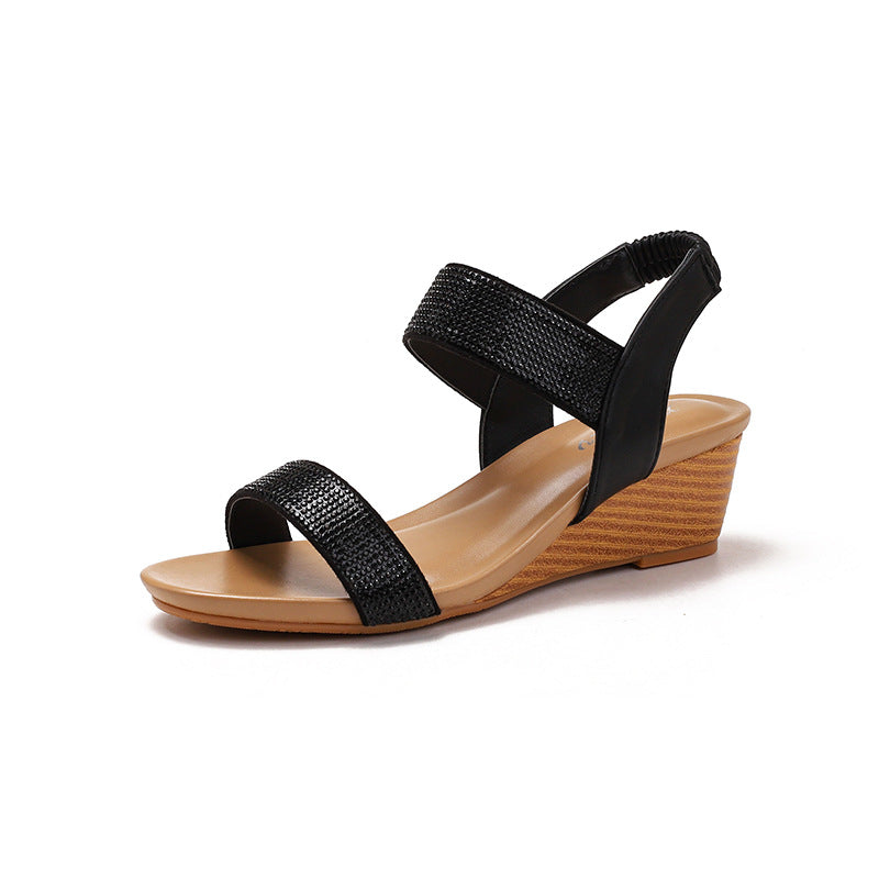 Dame Komfortable Wedge Sandaler Stilla