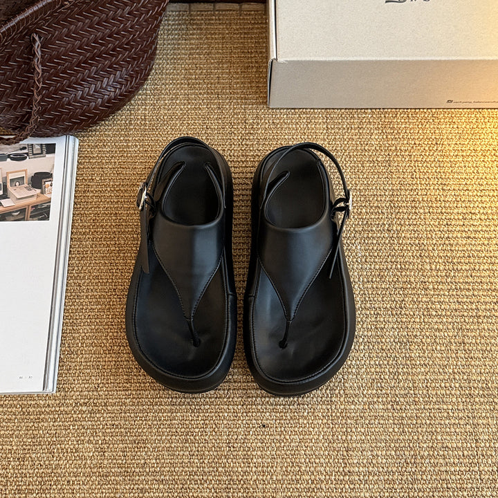 Dame Casual Tåsandal med justerbar rem Stilla