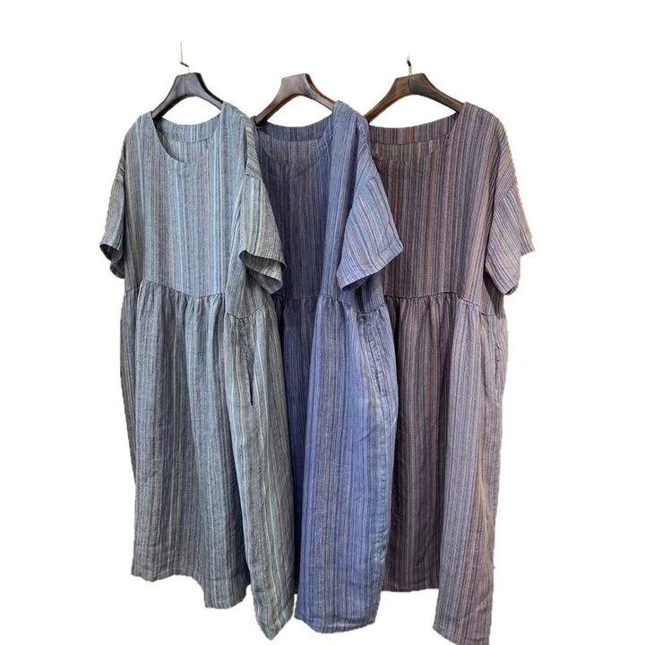 Femme Casual Flydende Midi Kjole Stilla