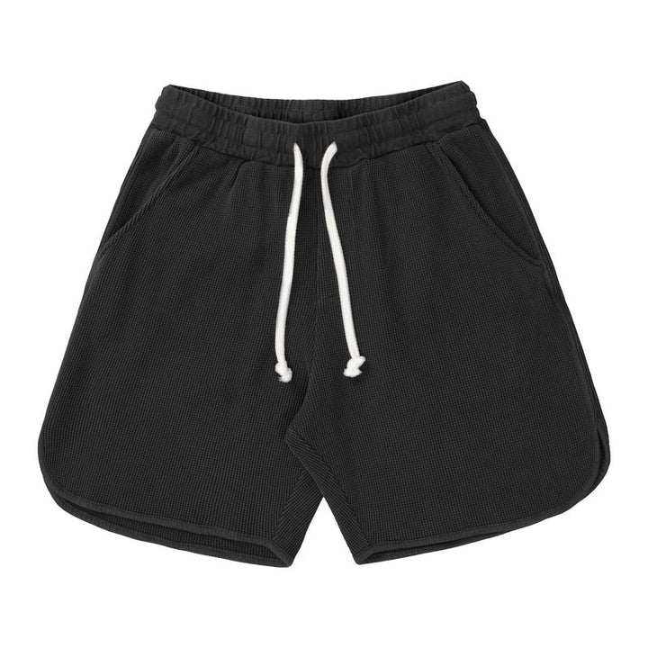 Herrer Komfortable fritidsshorts med elastisk talje og sidelommer Stilla