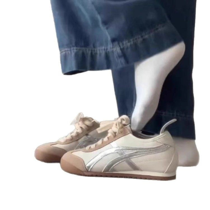 Dame Sneakers i klassisk retro-stil med åndbart overmateriale kombination Stilla