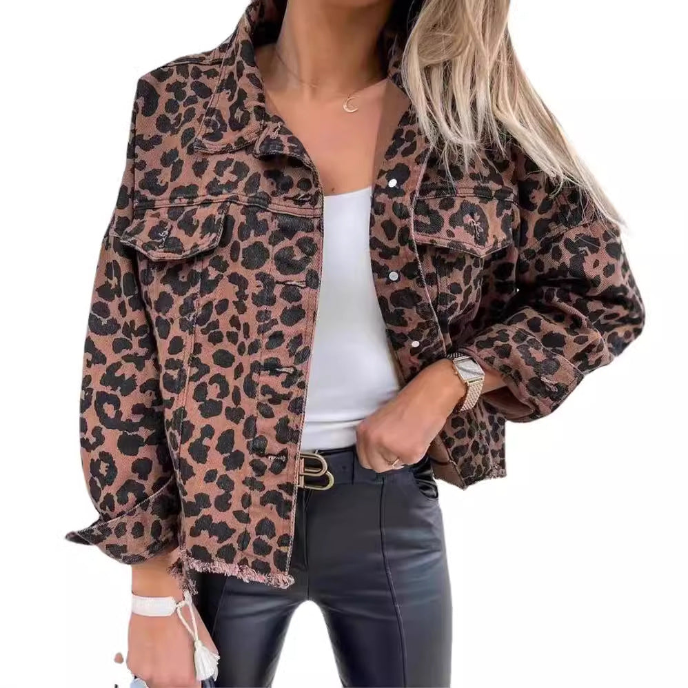 Damer fashionable denim jakke Stilla