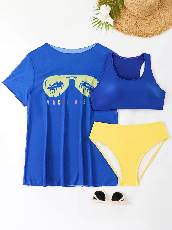 Damer Sporty bikini-sæt med let top og moderne design Skovae