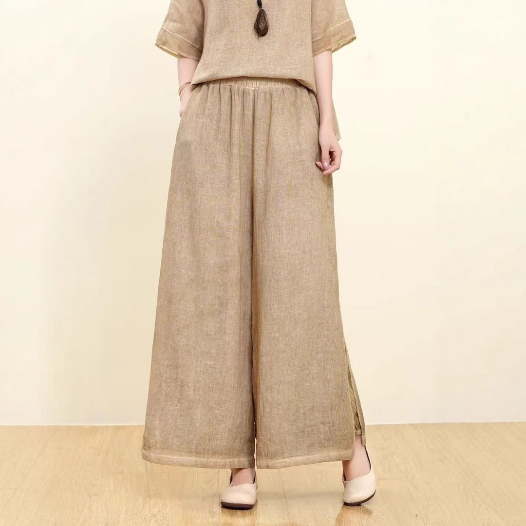 Femme Relaxed Fit Bred Linned Culottes Stilla