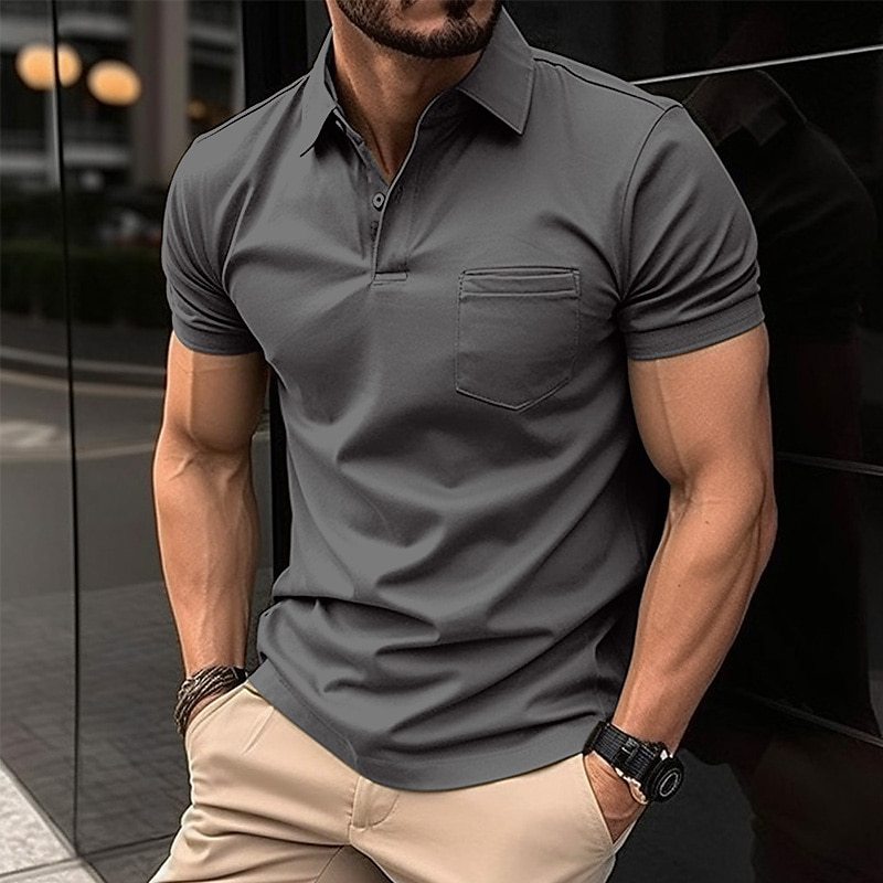 Herrer Modern Fit Essential Polo-Shirt Stilla