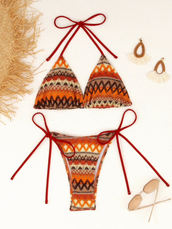 Dame Farverig mønstret Bikini Stilla