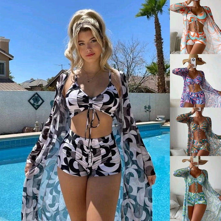 Dame Bikini og gennemsigtig strandgennemsyn Stilla