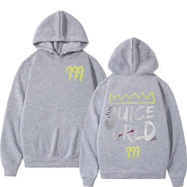 Kvinders hoodie med moderne kængurulomme-design og slående grafisk print Skovae