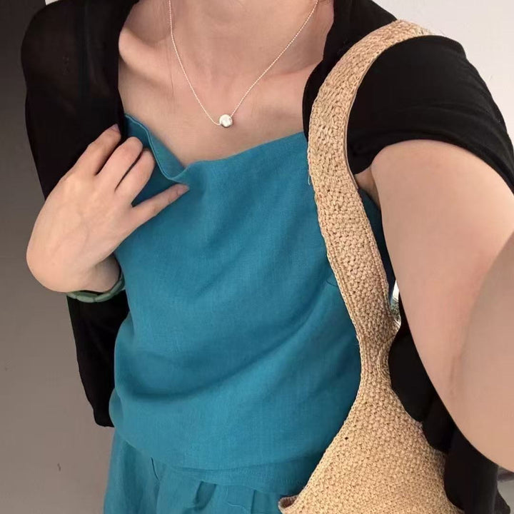 Femme Let Spaghetti-Strop Tanktop Stilla