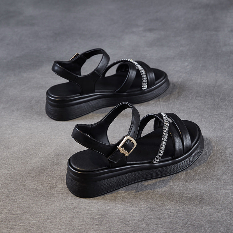 Dame Luxe Comfort Slide Sandaler Stilla