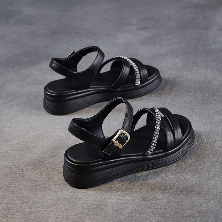 Dame Luxe Comfort Slide Sandaler Stilla