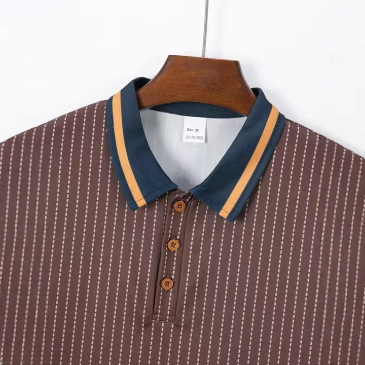 Herrer Sportligt Polo T-shirt Stilla