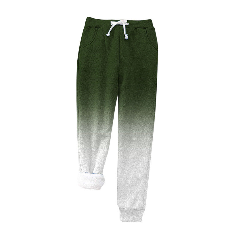 Femme Cozy Fleece-besatte Joggingbukser Stilla