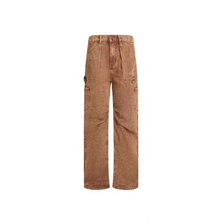 Dame Cargo-jeans i casual snit med praktiske lommer Skovae