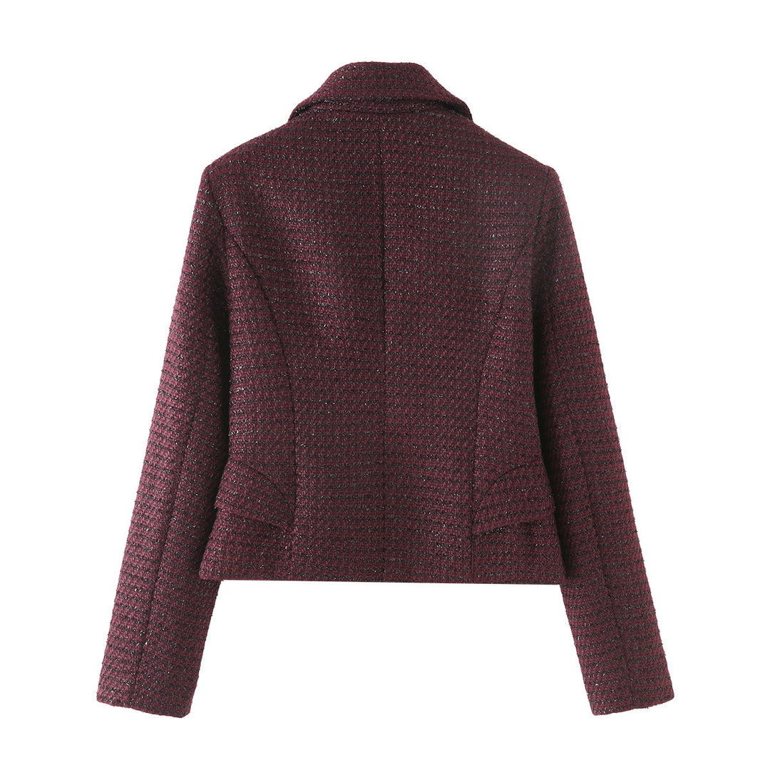 Dame Tailored Dobbeltknap Blazer og Blyantskirt Sæt Stilla