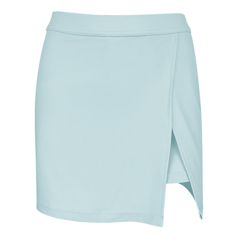 Dame Sporty Wrap Skirt i åndbart materiale med sidelæg Stilla