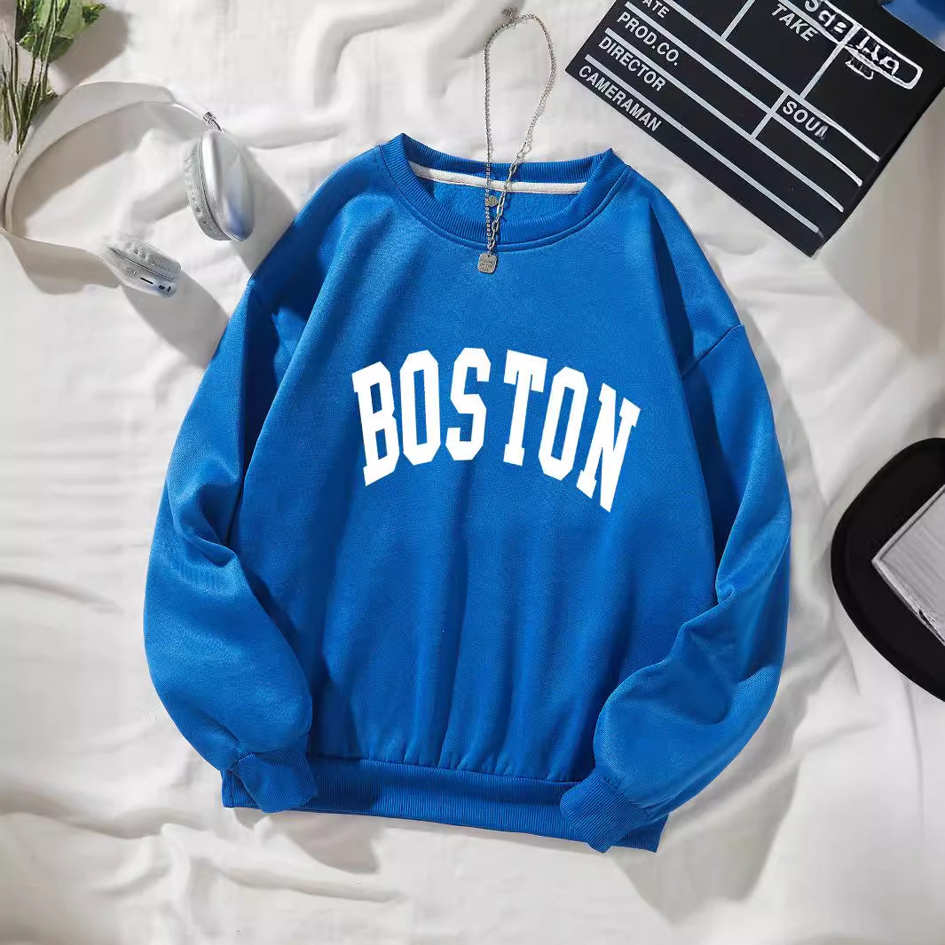 Kvinder casual sweatshirt med Boston print Skovae