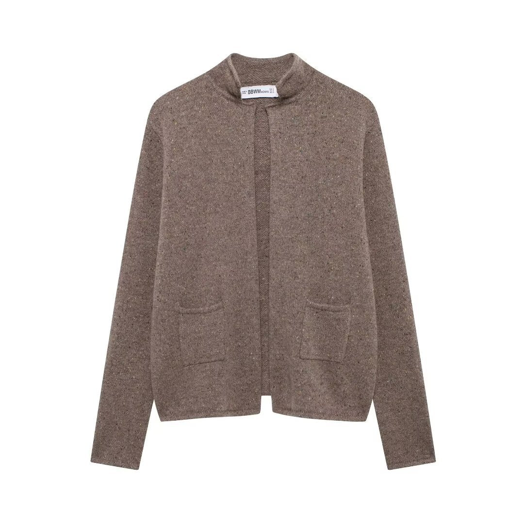 Femme Blød Strik Åben-Forkant Cardigan Stilla