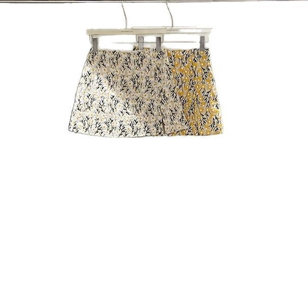 Dame Trendy XS Midi-Nederdel med blomstermønster og flydende snit Stilla